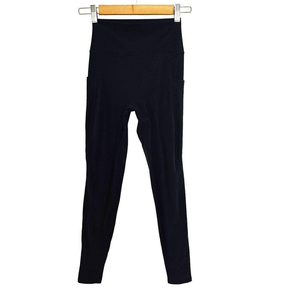 BuffBunny‎ High Waist Pocket Leggings XS Navy Blue